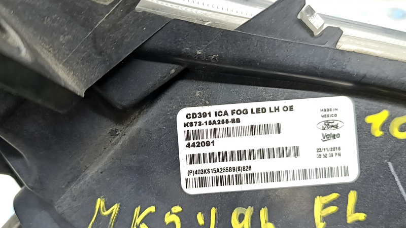 Противотуманная фара птф левая Ford Fusion mk5 19-20 LED, под полировку