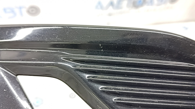 Решетка переднего бампера правая Ford Fusion mk5 19-20 под LED ПТФ, глянец, песок