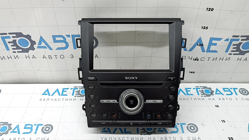 Panou de comandă radio Ford Fusion mk5 13-20 SYNC 3 SONY cu încălzire și ventilație, zgârieturi