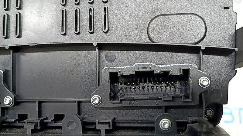 Panou de comandă radio Ford Fusion mk5 13-20 SYNC 3 SONY cu încălzire și ventilație, zgârieturi