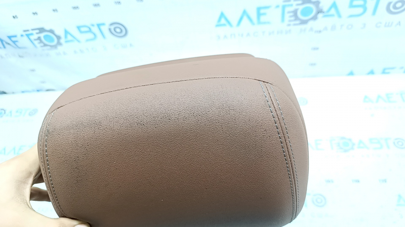 Tetieră față dreapta Audi A6 C8 19-25 piele maro deschis, curățabilă chimic