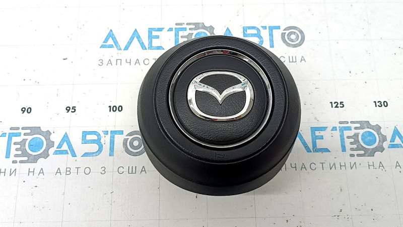 Подушка безопасности airbag в руль водительская Mazda CX-5 19-25 черная с хром обрамлением