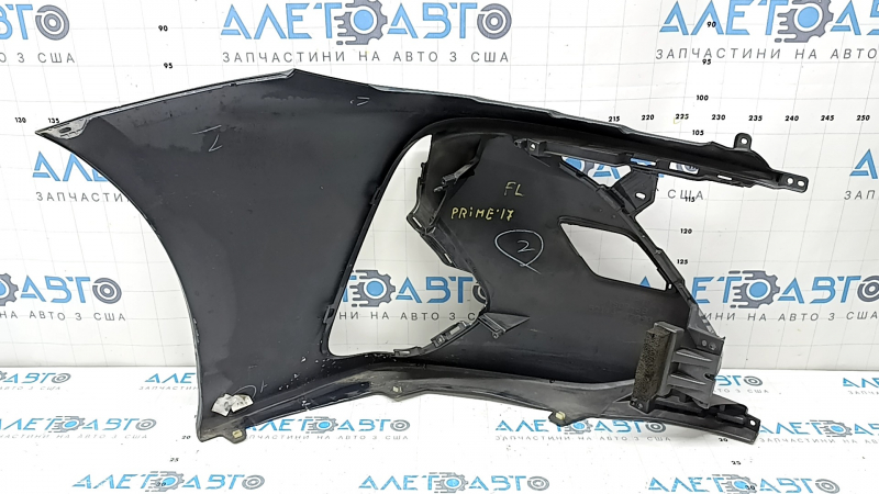 Bara față stânga nealterată Toyota Prius 50 Prime 17-22 fără senzori de parcare, grafit, zgârieturi, crăpătură