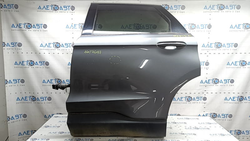 Дверь в сборе задняя левая Ford Edge 15-24 графит M7, тычка