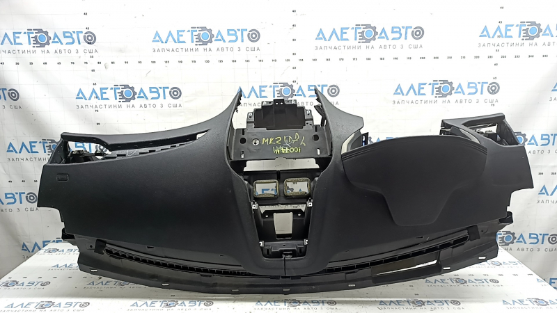Торпедо передняя панель с AIRBAG Lincoln MKZ 13-20 черная кожа