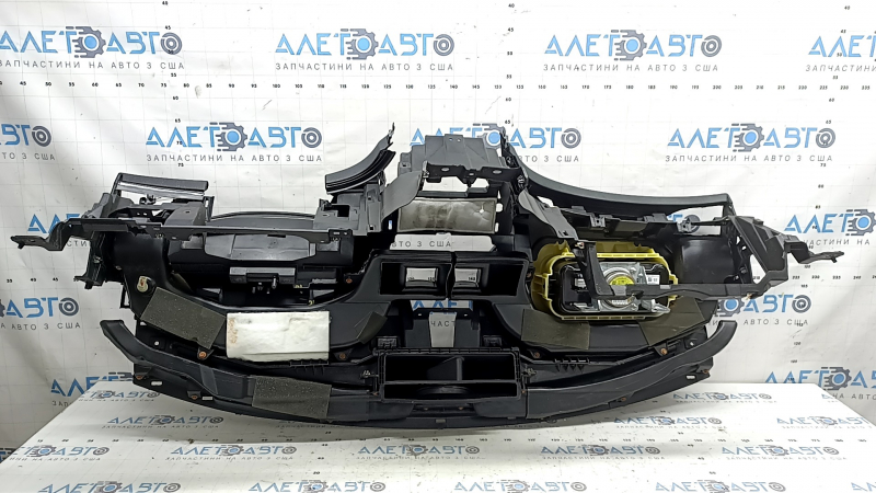 Торпедо передняя панель с AIRBAG Lincoln MKZ 13-20 черная кожа