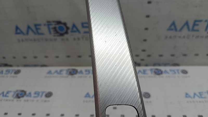 Накладка центральной консоли Audi A5 F5 18-20 aluminum trimaran, с карманом, коррозия, царапины