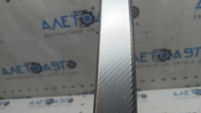 Накладка центральной консоли Audi A5 F5 18-20 aluminum trimaran, с карманом, коррозия, царапины