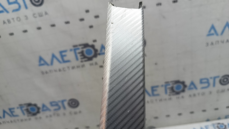Накладка центральной консоли Audi A5 F5 18-20 aluminum trimaran, с карманом, коррозия, царапины