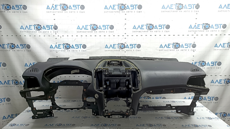 Торпедо передняя панель с AIRBAG Ford Edge 19-24 черная start-stop, потерта