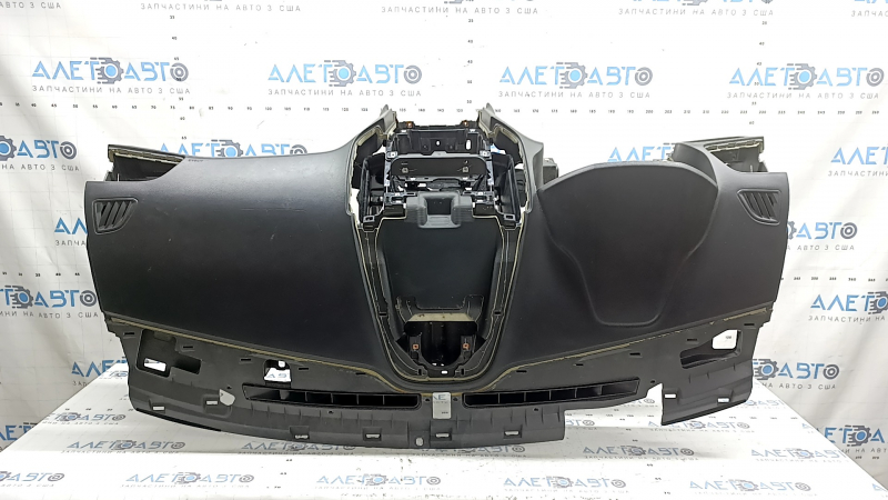 Торпедо передняя панель с AIRBAG Ford Edge 19-24 черная start-stop, потерта