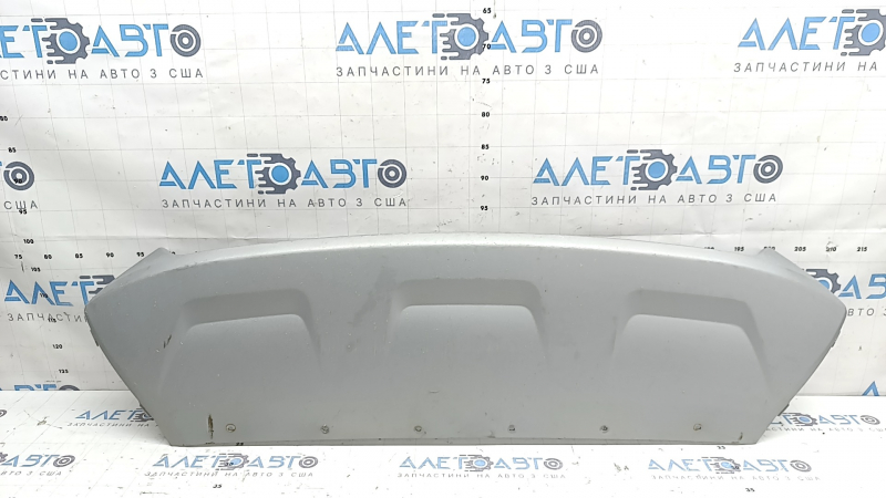Ornament bară față Ford Escape MK3 17-19 restul barei de protecție argintii, zgârieturi, ciobiri