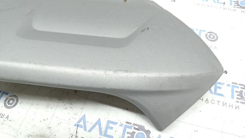 Ornament bară față Ford Escape MK3 17-19 restul barei de protecție argintii, zgârieturi, ciobiri