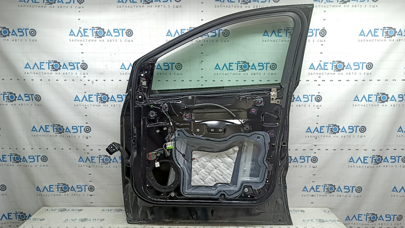 Дверь в сборе передняя правая Ford Escape MK3 13-19 keyless, черный G1, триплекс, тычка