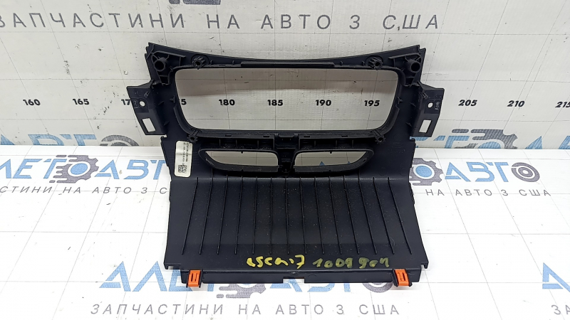 Ornamente panou de climatizare Ford Escape MK3 17-19, negru, zgârieturi