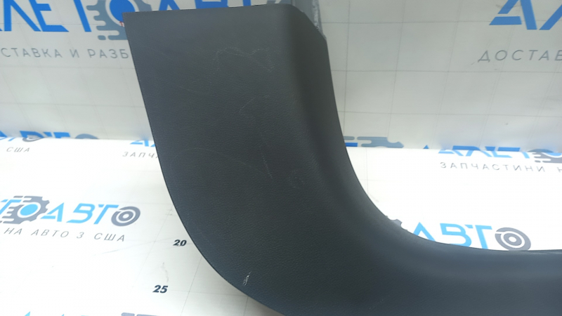 Ornament prag ușă dreapta față Ford Escape MK4 20-26 negru, zgârieturi, suport rupt