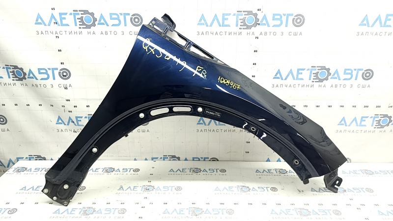 Aripă dreapta față Infiniti QX50 19-25 albastru BW5