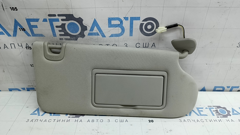Vizor dreapta Infiniti QX50 19-25 gri, fără cârlig, curățabil chimic