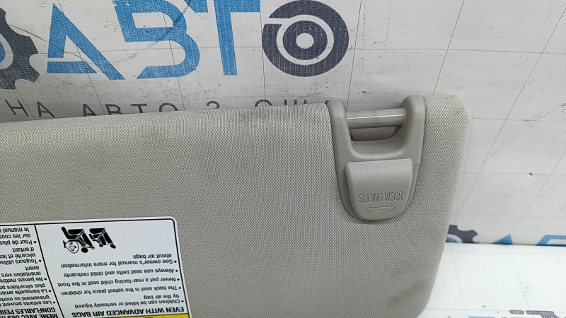 Vizor dreapta Infiniti QX50 19-25 gri, fără cârlig, curățabil chimic