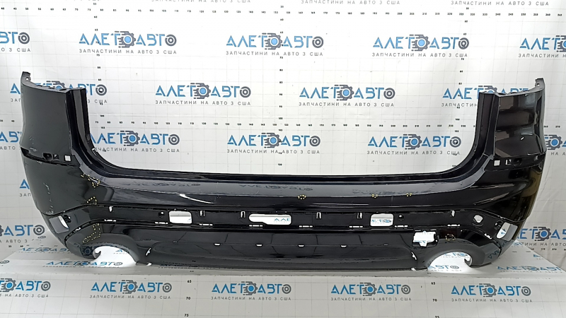 Bara spate nefinisată BMW X3 G01 18-21 X-Line pentru senzori de parcare, fără bara de remorcare, neagră, zgârieturi, îndoitură
