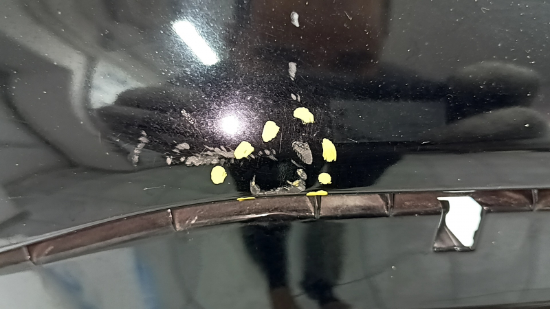 Bara spate nefinisată BMW X3 G01 18-21 X-Line pentru senzori de parcare, fără bara de remorcare, neagră, zgârieturi, îndoitură