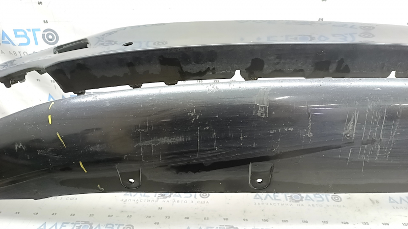 Bara față neaderentă BMW 5 G30 17-20 pentru senzori de parcare și PMA, fără mufă cârlig de remorcare, grafit, zgârieturi