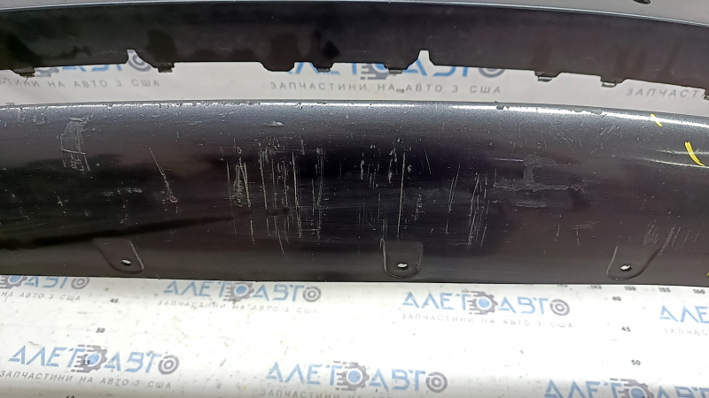 Bara față neaderentă BMW 5 G30 17-20 pentru senzori de parcare și PMA, fără mufă cârlig de remorcare, grafit, zgârieturi
