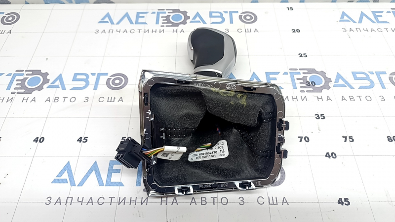 Ручка КПП VW Tiguan 18-24 тип 2, кожа черная, без накладки шифтера, царапины