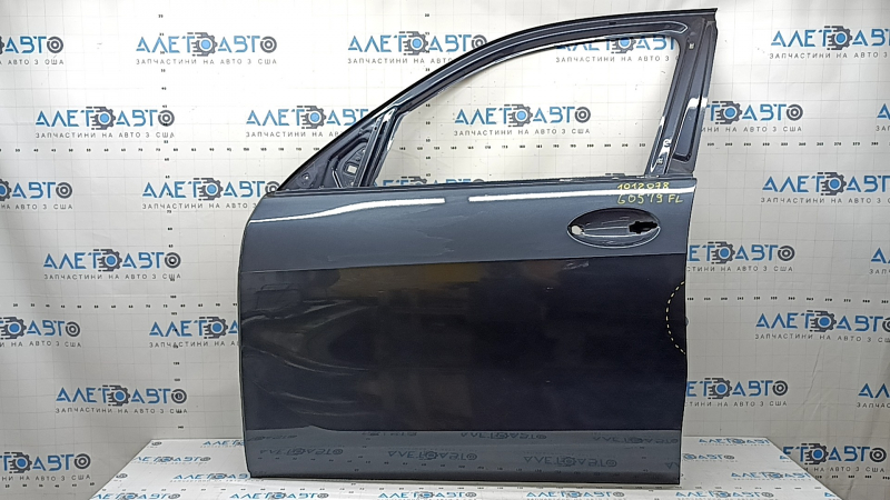 Ușă stânga față neagră BMW X5 G05 19-26 aluminiu, grafit C27, zgârietură