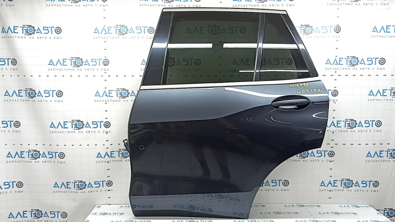 Дверь в сборе задняя левая BMW X5 G05 19-26 тонировка, keyless, графит C27, тычка, царапины на накладках