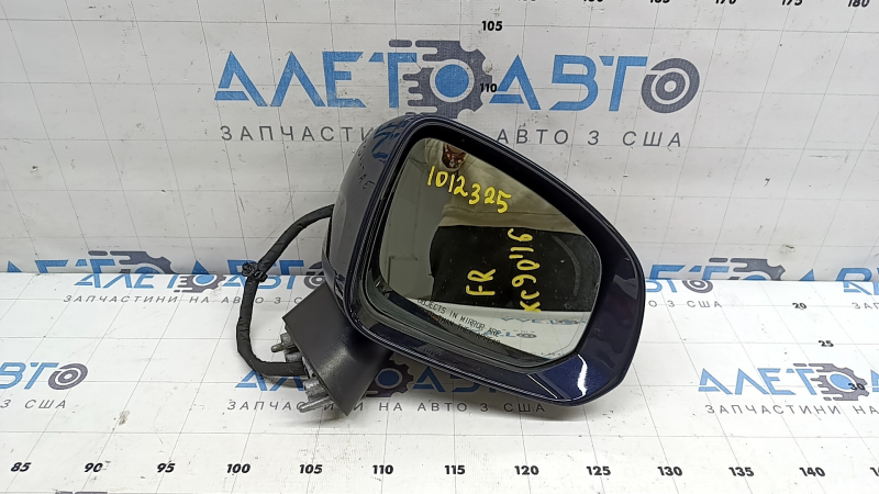 Ansamblu oglindă retrovizoare dreapta Volvo XC90 16-24 15+4 pini, semnalizare, încălzită, reglare automată a intensității luminii, BSM, cameră, albastră, uzată