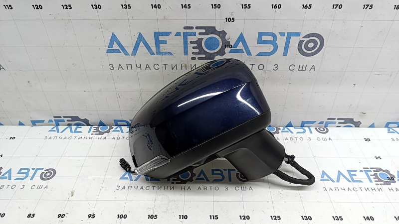 Ansamblu oglindă retrovizoare dreapta Volvo XC90 16-24 15+4 pini, semnalizare, încălzită, reglare automată a intensității luminii, BSM, cameră, albastră, uzată