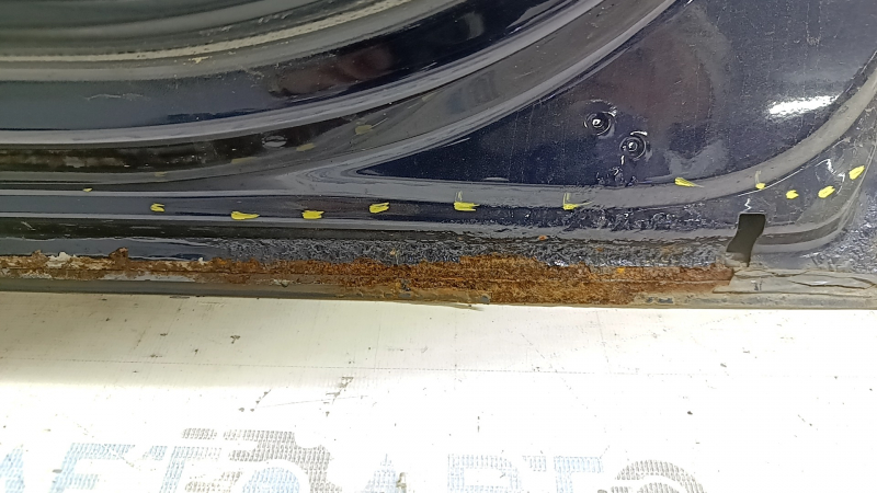 Ușă spate dreapta nealterată Volvo XC90 16-26 albastru 467, coroziune, panou înlocuibil