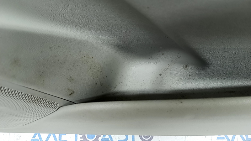 Panou ușă dreapta față pentru Volvo XC90 16-20, gri, inserție din piele gri, cotieră din piele gri cu mâner, inserție cu aspect de lemn cu ornament cromat, curățabil chimic