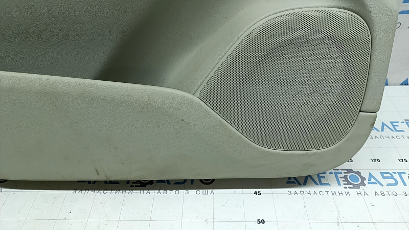 Ornamente ușă, placă stânga față, Volvo XC90 16-20, gri, inserție din piele gri, cotieră din piele gri, cu mâner, inserție din lemn cu ornament cromat, cu butoane pentru controlul închiderii centrale și al memoriei scaunului, curățabil chimic