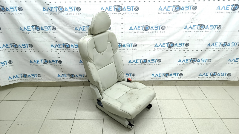 Заднее сиденье правое 2 ряд Volvo XC90 16-22 кожа серая под 3 ряда, под химчистку, ржавый каркас