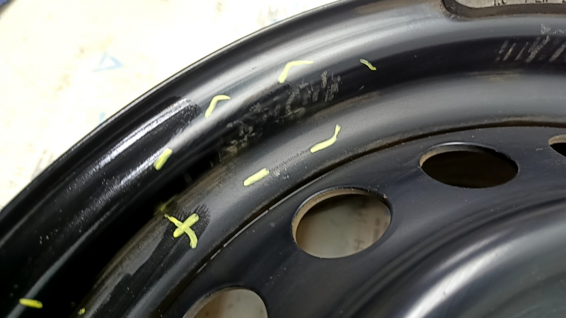 Disc de fier R16x6.5J 5*114.3 Toyota Camry v70 18-24 zgârieturi