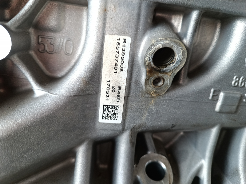 Двигатель BMW 5 G30 17-20 B46B20B 2.0т RWD 105к, повреждение водой, клин, на запчасти