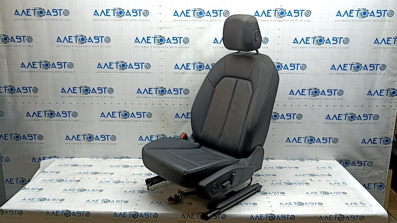 Scaun șofer pentru Audi A3 22-26 cu airbag, electric, încălzit, piele neagră combinată, Alcantara, curățabil chimic