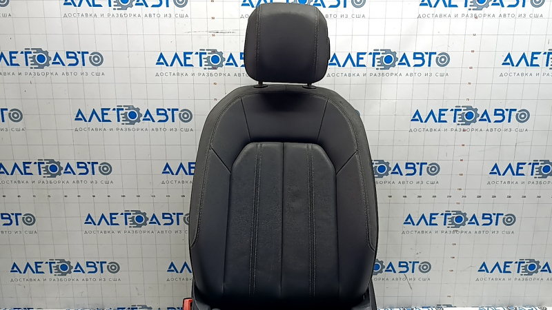 Scaun șofer pentru Audi A3 22-26 cu airbag, electric, încălzit, piele neagră combinată, Alcantara, curățabil chimic