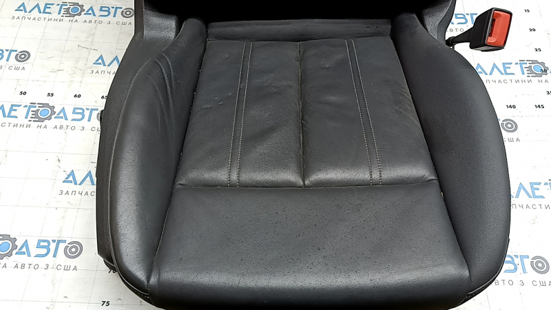 Scaun pasager Audi A3 22-26 cu airbag, electric, încălzit, piele neagră combinată, Alcantara, curățabil chimic