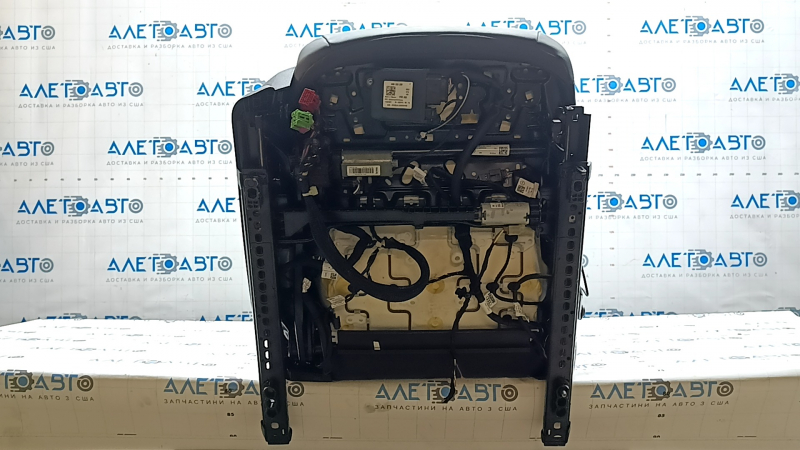 Scaun pasager Audi A3 22-26 cu airbag, electric, încălzit, piele neagră combinată, Alcantara, curățabil chimic