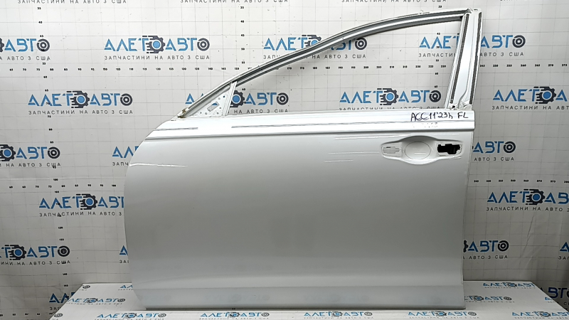 Ușă stângă față neagră Honda Accord 23-26 albă NH-883P, cadru îndoit