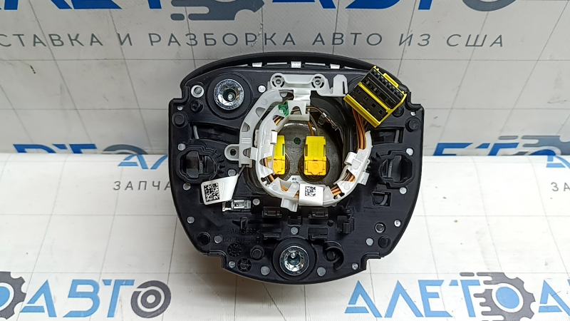 Airbag în volanul șoferului Volvo XC60 18-26 negru, zgârieturi, lovituri