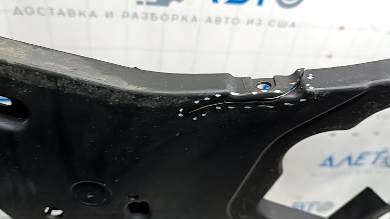 Защита переднего бампера Volvo XC60 18-26 трещина, надломано крепление