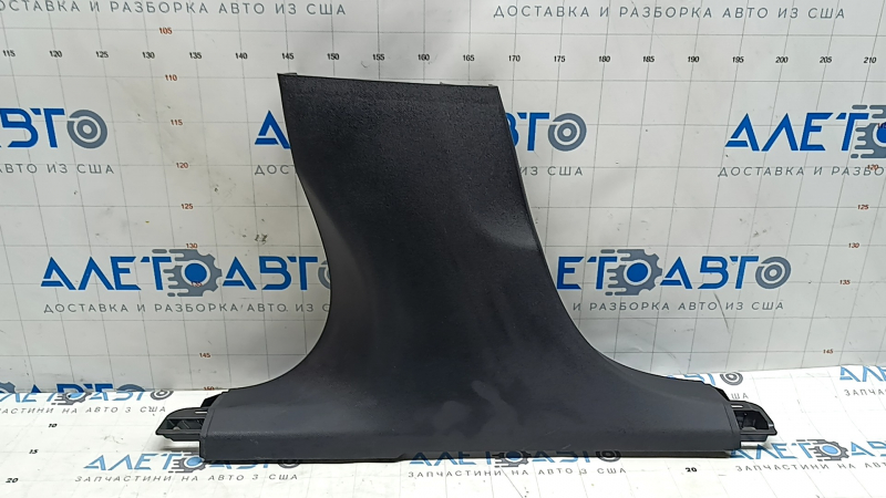 Ornament stâlp central stânga jos Volvo XC60 18-26 negru, suport rupt, zgârieturi