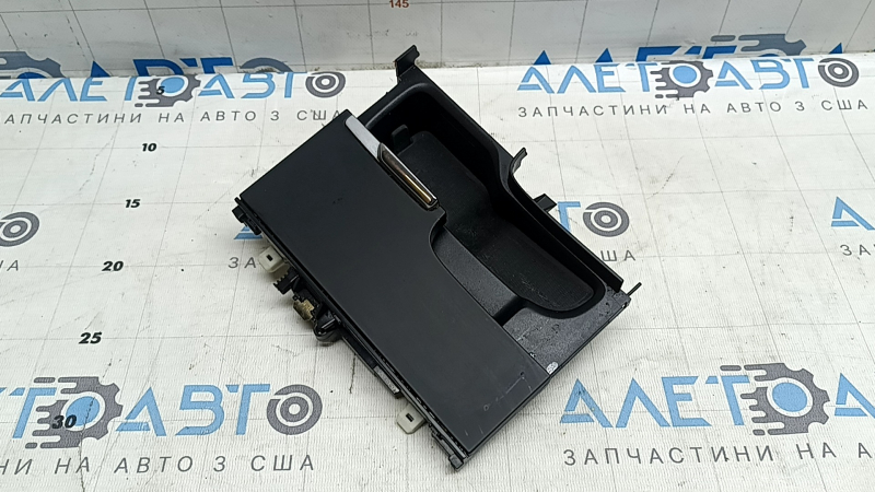 Cutie de buzunar pentru consolă centrală Volvo XC60 18-26, neagră cu crom, zgârieturi