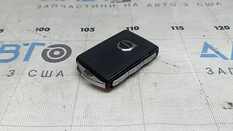 Cheie fără cheie Volvo XC60 18-26, 4 butoane, neagră, 433.92MHz, uzată, zgâriată