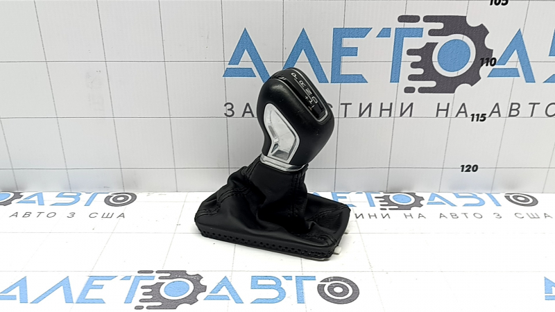 Ручка КПП Volvo XC60 20-21 T5, T6 кожа черная, с чехлом, потертости