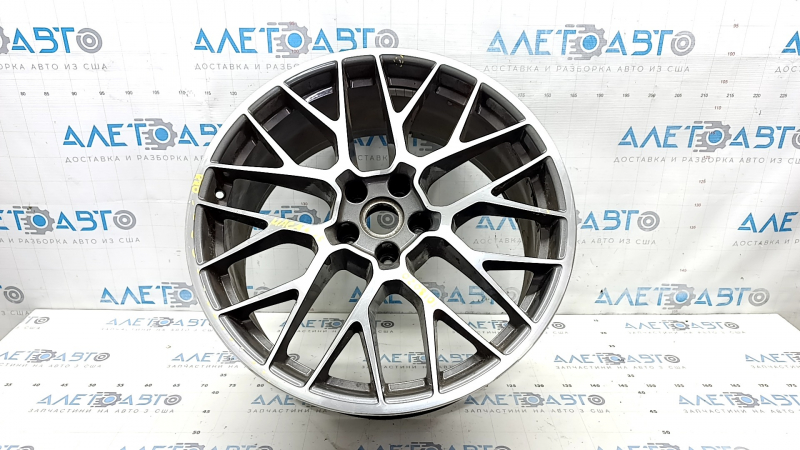 Диск колесный R20 x 9J ET26 Porsche Macan 15-18 графит, легкая бордюрка